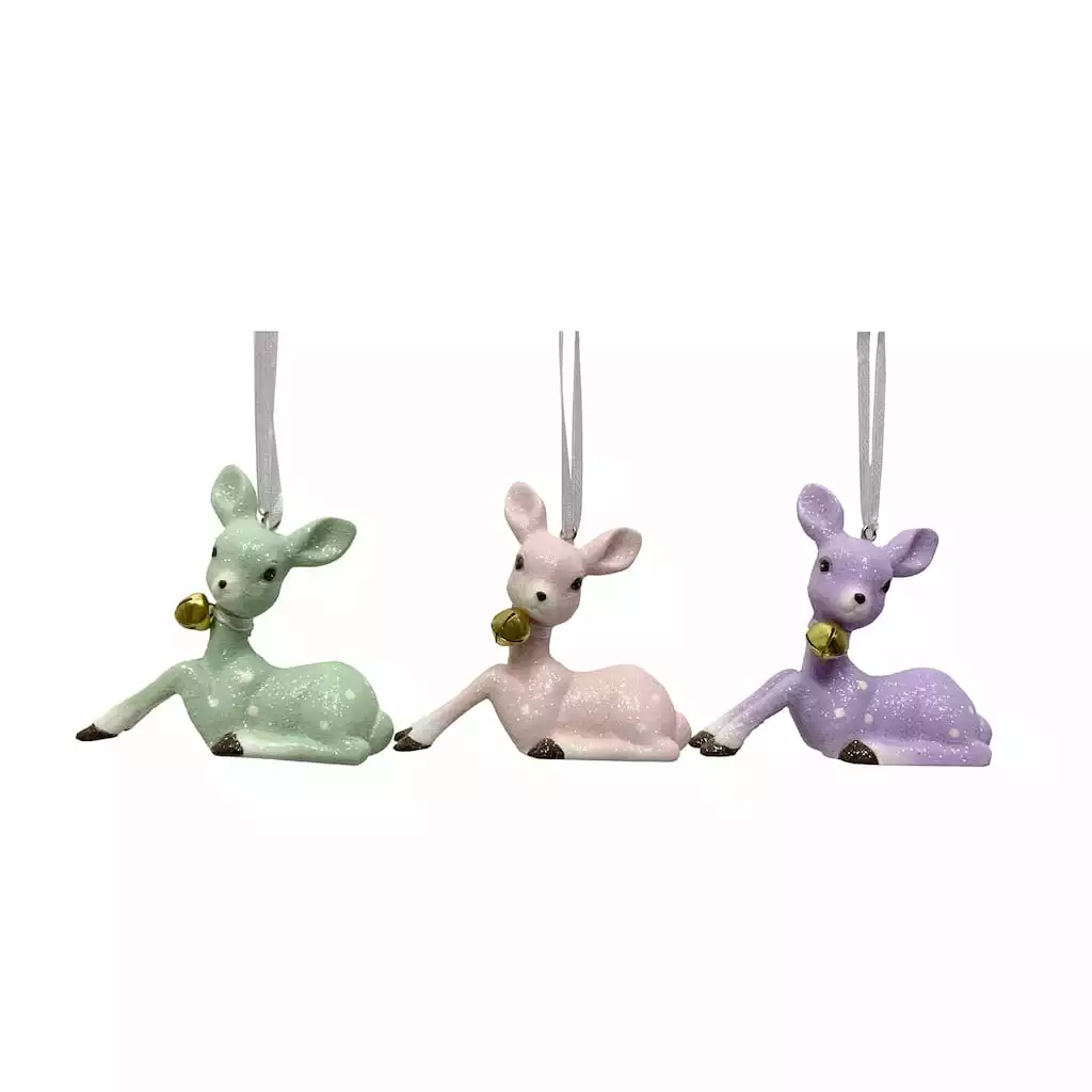 Buy โญ Assorted Vintage Deer Ornament by Ashland® ๐ 3 Buy โญ Assorted Vintage Deer Ornament by Ashland® ๐
