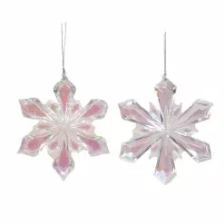 Flash Sale 😉 Assorted Iridescent Acrylic Snowflake Christmas Ornament by Ashland® 😀