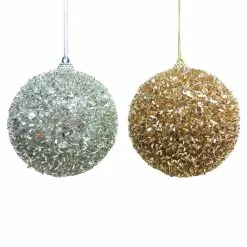 Top 10 ⭐ Assorted Glitter Ball Ornament by Ashland® ✔️