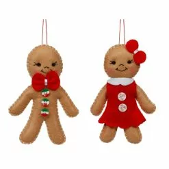Wholesale 🥰 Assorted Felt Gingerbread Cookie Ornament by Ashland® 👍