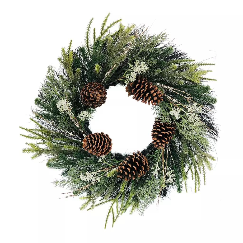 Best Sale โ๏ธ 22" Pinecone & Pine Mix Outdoor Wreath by Ashland® ๐ 3 Best Sale โ๏ธ 22" Pinecone & Pine Mix Outdoor Wreath by Ashland® ๐