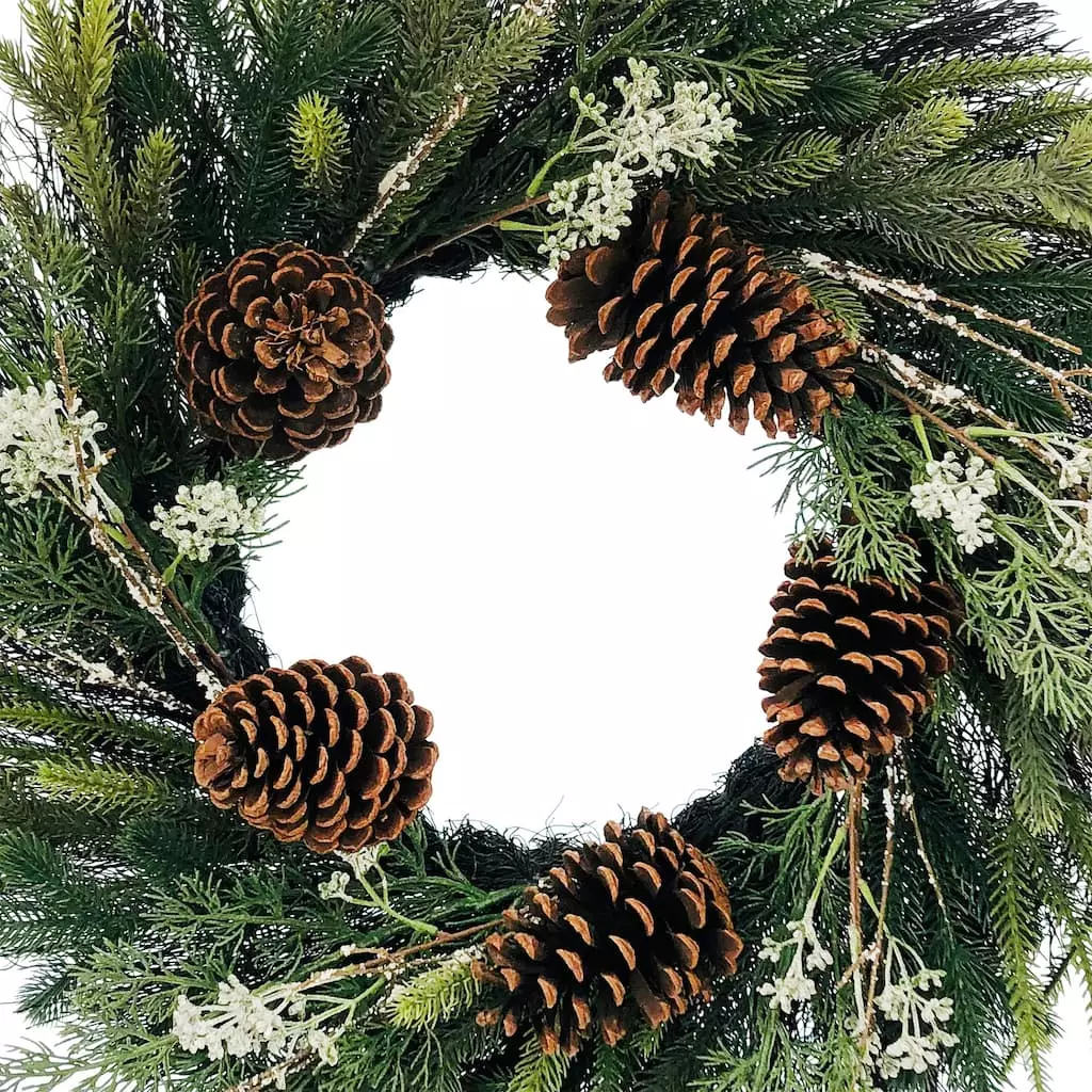 Best Sale โ๏ธ 22" Pinecone & Pine Mix Outdoor Wreath by Ashland® ๐ 4 Best Sale โ๏ธ 22" Pinecone & Pine Mix Outdoor Wreath by Ashland® ๐ - Image 2