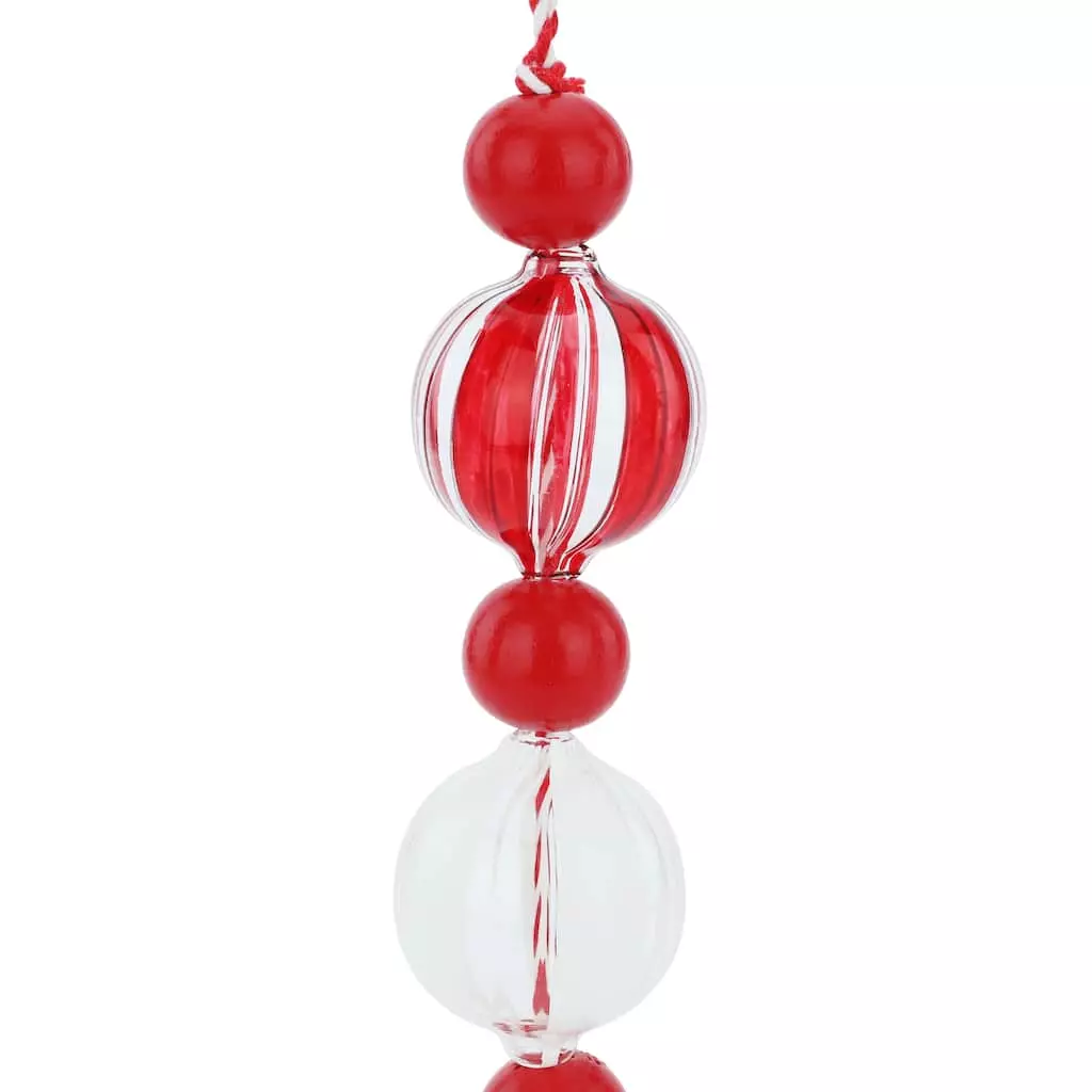 Promo ✔️ Assorted Glass & Wood Peppermint Bubble Ornament by Ashland® 🤩 Christmas ❤️ 5 Promo ✔️ Assorted Glass & Wood Peppermint Bubble Ornament by Ashland® 🤩 Christmas ❤️ - Image 3