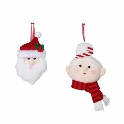 Deals 🛒 Assorted Claus Fabric Ornament by Ashland® 🔥