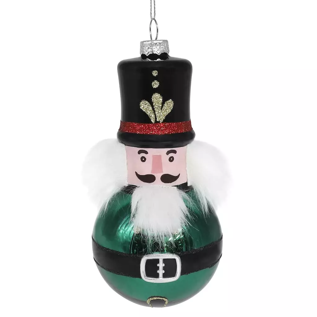 Wholesale ✨ Assorted Glass Nutcracker Ball Ornament by Ashland® Christmas 🥰 4 Wholesale ✨ Assorted Glass Nutcracker Ball Ornament by Ashland® Christmas 🥰 - Image 2