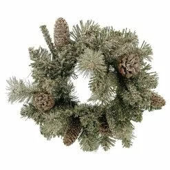 Deals 🔔 12" Flocked Pine & Pinecone Wreath by Ashland® Christmas ✨