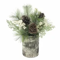 Budget ๐ 11.5" Pine, Berry & Snow Arrangement by Ashland® ๐