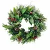 Brand new 🎉 24" Sugar Eucalyptus, Red Berry & Pinecone Wreath by Ashland® 😍 -Ashland Online Store 10698916 1