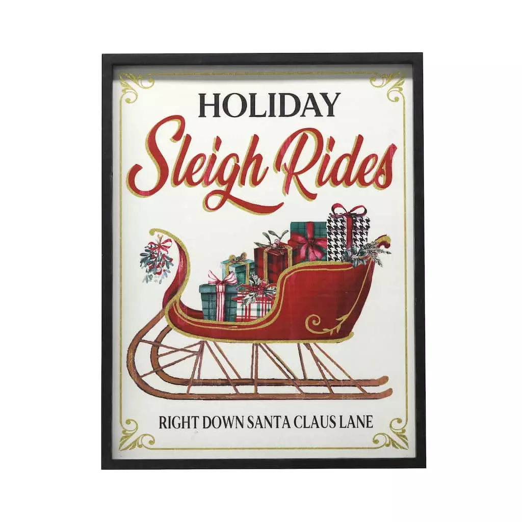 Coupon โ 23" Holiday Sleigh Rides Wall Sign by Ashland® ๐ฅ 3 Coupon โ 23" Holiday Sleigh Rides Wall Sign by Ashland® ๐ฅ
