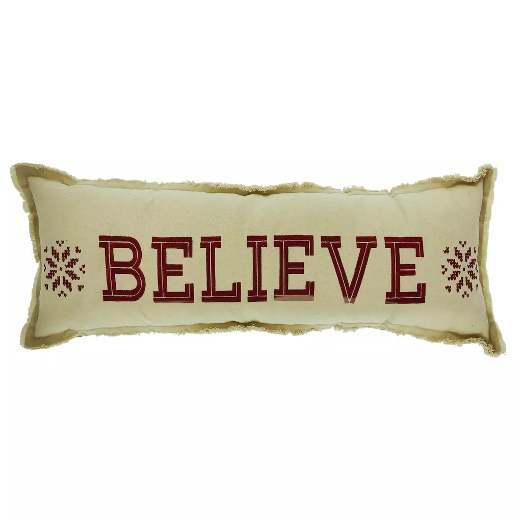 Hot Sale ๐ Believe Fair Isle Pillow by Ashland® โค๏ธ 3 Hot Sale ๐ Believe Fair Isle Pillow by Ashland® โค๏ธ