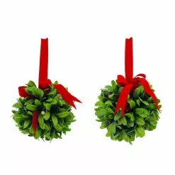 Outlet ⭐ Assorted Kissing Ball Artificial Mistletoe Wall Décor by Ashland® 🔔