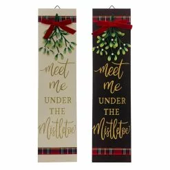 Brand new 🥰 Assorted 24'' Meet Me Mistletoe Wall Sign by Ashland® 🥰