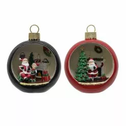 Deals ๐ Assorted 6" Santa Scene Ornament Tabletop Décor by Ashland® ๐