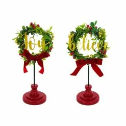 Budget 🔥 Assorted 10.8'' Wreath on Stand Tabletop Décor by Ashland® 🔔