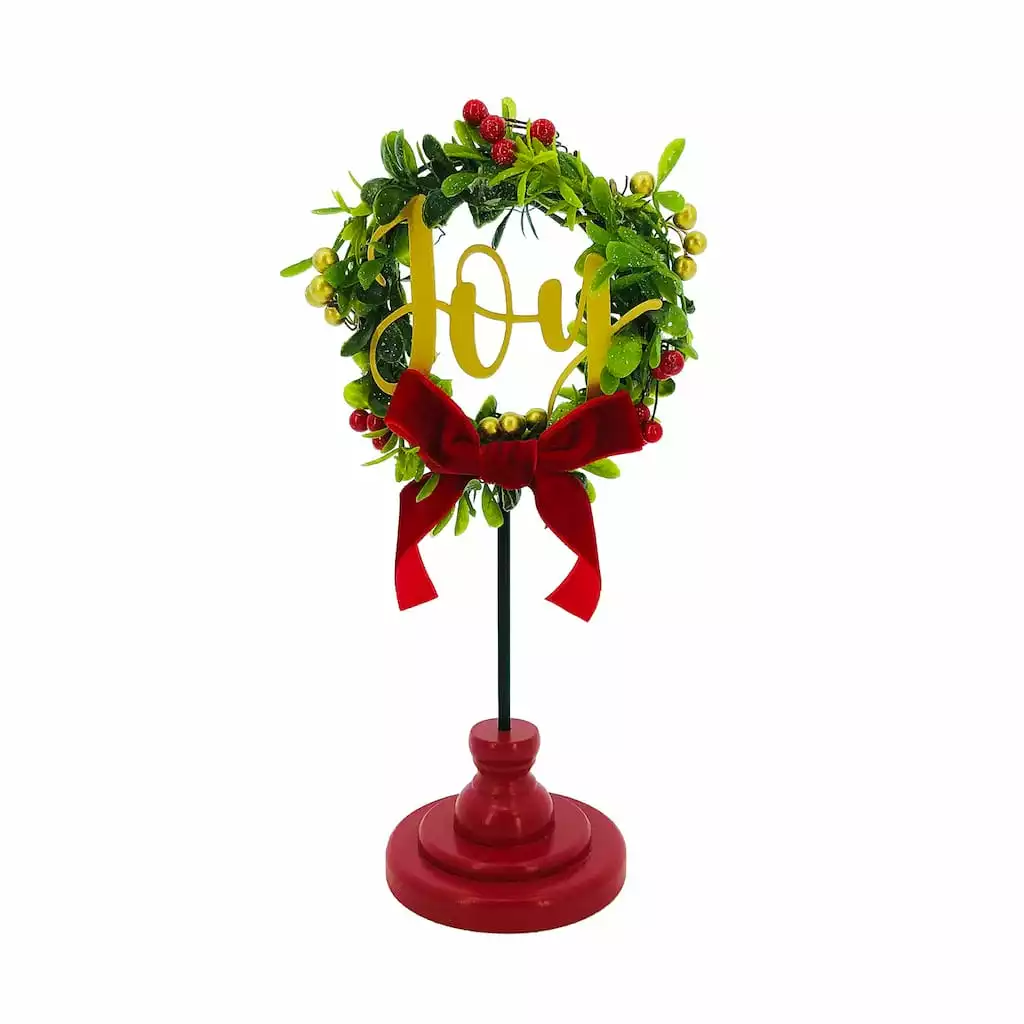 Budget ๐ฅ Assorted 10.8'' Wreath on Stand Tabletop Décor by Ashland® ๐ 4 Budget ๐ฅ Assorted 10.8'' Wreath on Stand Tabletop Décor by Ashland® ๐ - Image 2