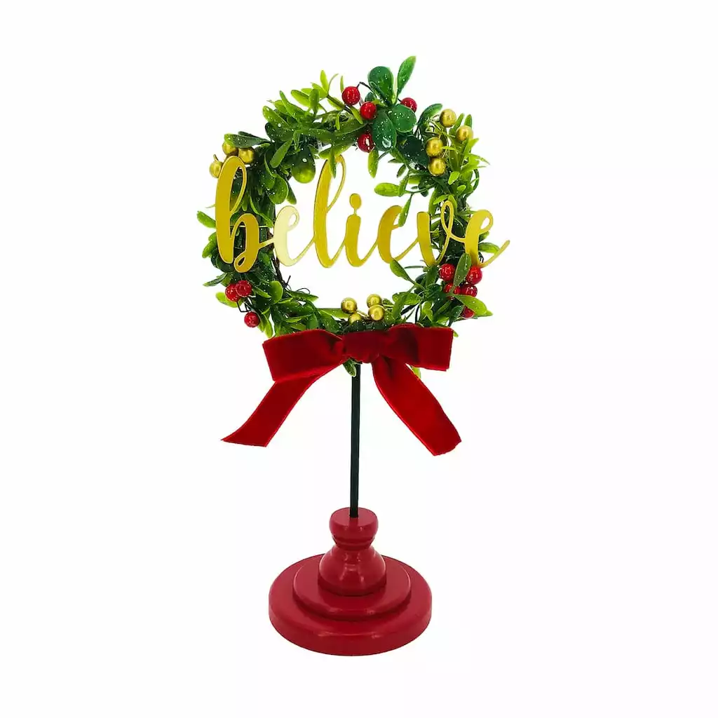 Budget ๐ฅ Assorted 10.8'' Wreath on Stand Tabletop Décor by Ashland® ๐ 5 Budget ๐ฅ Assorted 10.8'' Wreath on Stand Tabletop Décor by Ashland® ๐ - Image 3