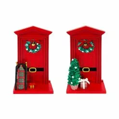 Best deal ๐ Assorted 12.4'' Door with Santa Belt Tabletop Décor by Ashland® โ๏ธ
