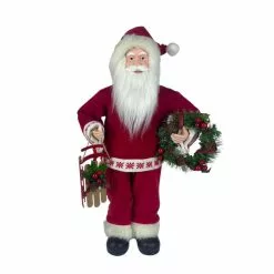 Best Sale ⌛ 22'' Santa Fair Isle Tabletop Figurine by Ashland® 🔥