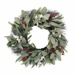 Cheap ⭐ 24" Eucalyptus & Berries Wreath by Ashland® 🔔