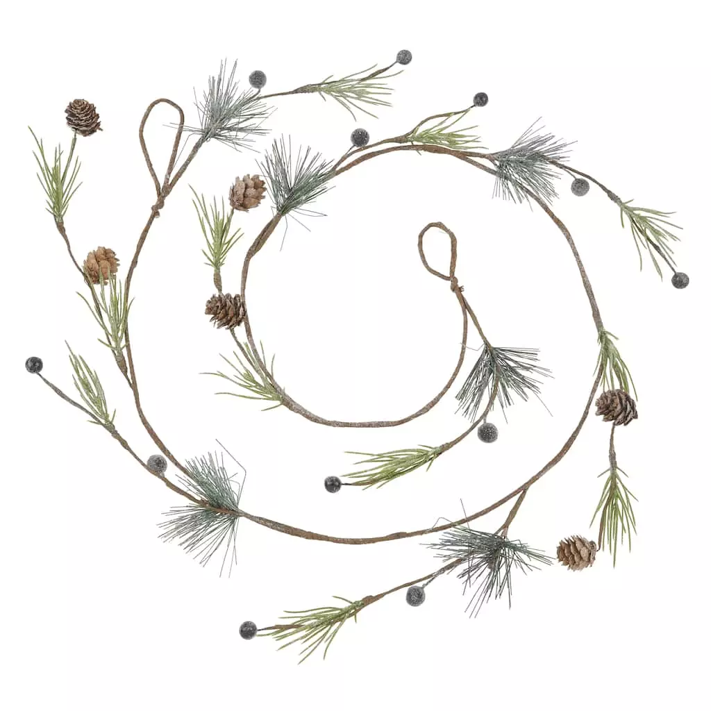 Brand new โ๏ธ 5ft. Pine Needle Pinecone Berry Coiled Garland by Ashland® ๐ 4 Brand new โ๏ธ 5ft. Pine Needle Pinecone Berry Coiled Garland by Ashland® ๐ - Image 2