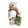New ⭐ 9" Standing Bear Accent with ❤️ Christmas Foliage by Ashland® ❤️ -Ashland Online Store 10699090 1