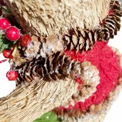 New ⭐ 9" Standing Bear Accent with ❤️ Christmas Foliage by Ashland® ❤️ -Ashland Online Store 10699090 3