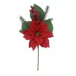 Discount ๐ Red Poinsettia & Berry Pick by Ashland® ๐