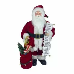 Best Sale ๐ 24" Traditional Santa with List Tabletop Accent by Ashland® ๐งจ