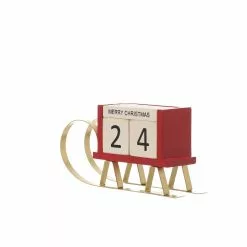 Wholesale 🔔 8" Sleigh Countdown Tabletop Accent by Ashland® ⌛ -Ashland Online Store 10699184 3