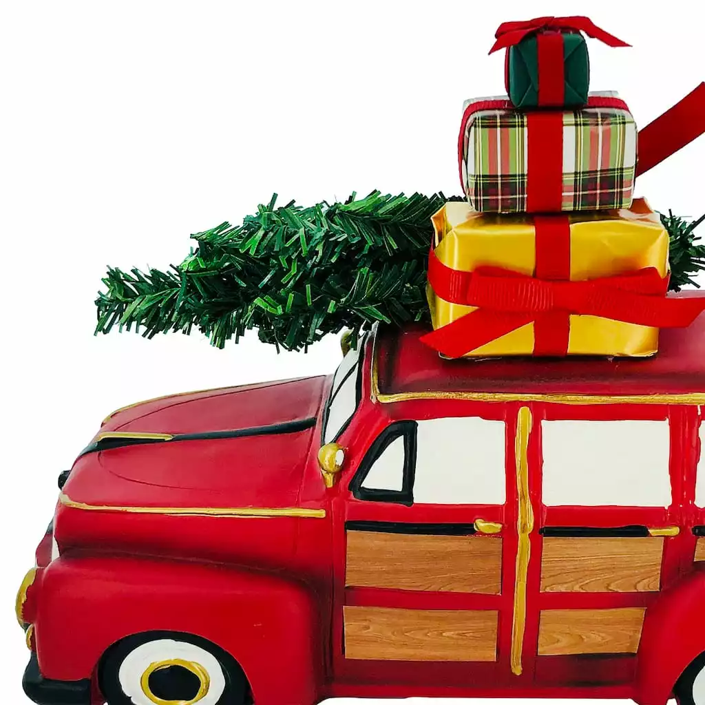 Discount ๐ 11'' Red Car with โ Christmas Tree Tabletop Décor by Ashland® โค๏ธ 4 Discount ๐ 11'' Red Car with โ Christmas Tree Tabletop Décor by Ashland® โค๏ธ - Image 2