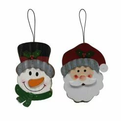 Flash Sale ๐ Assorted 6" ๐ Christmas Icon Face Ornament by Ashland® โจ