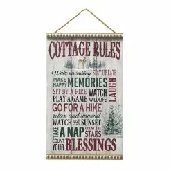 Brand new 🧨 Cottage Rules Wall Sign by Ashland® 🎁