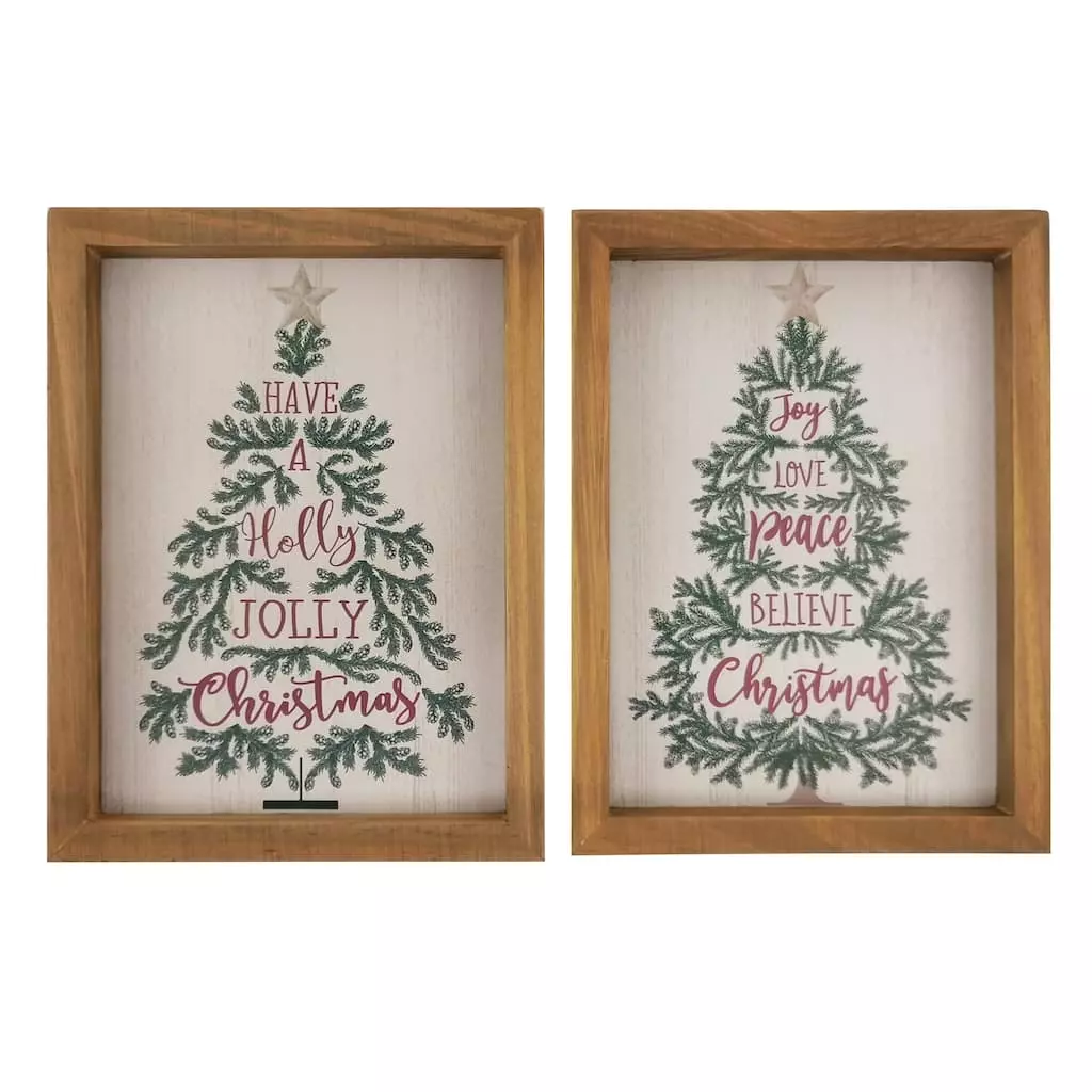 Cheapest ๐ Assorted 8" Christmas Tree Tabletop Sign by Ashland® โจ 3 Cheapest ๐ Assorted 8" Christmas Tree Tabletop Sign by Ashland® โจ