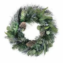 Hot Sale ✨ 24" Snow Pine With Blueberries Wreath by Ashland® ⌛