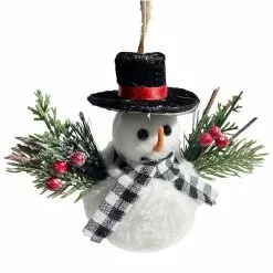 Best Sale 🎉 4.3'' Snowman with Black Hat Christmas Ornament by Ashland® ✔️