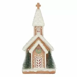 Budget 🛒 8.5" Gingerbread Church Tabletop Accent by Ashland® ⌛