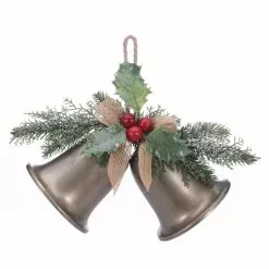 Cheap ⭐ Pine & Berry Silver Bell Wall Accent by Ashland® ⭐