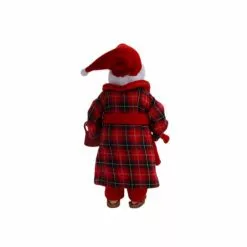 Cheap ⌛ 10.5" Plaid Robe Santa Figure by Ashland® ⌛ -Ashland Online Store 10699570 3