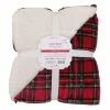 Top 10 ⌛ Red Plaid Berber Fleece Throw Blanket by Ashland® ✨ -Ashland Online Store 10699723