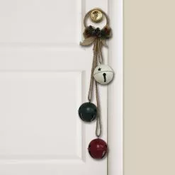 Hot Sale ⭐ 24" Red, Green and White 3 Bell Door Hanger by Ashland® 🥰 -Ashland Online Store 10699740 2