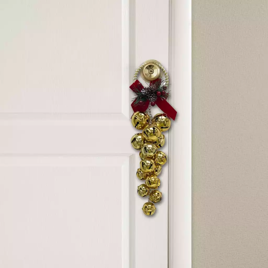 Cheap ๐คฉ 14.5 Shiny Gold Bell Bunch Door Hanger by Ashland® ๐ 4 Cheap ๐คฉ 14.5 Shiny Gold Bell Bunch Door Hanger by Ashland® ๐ - Image 2
