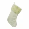 Outlet 🧨 White Stocking with White Faux Fur Trim by Ashland® ✨ -Ashland Online Store 10699865 1