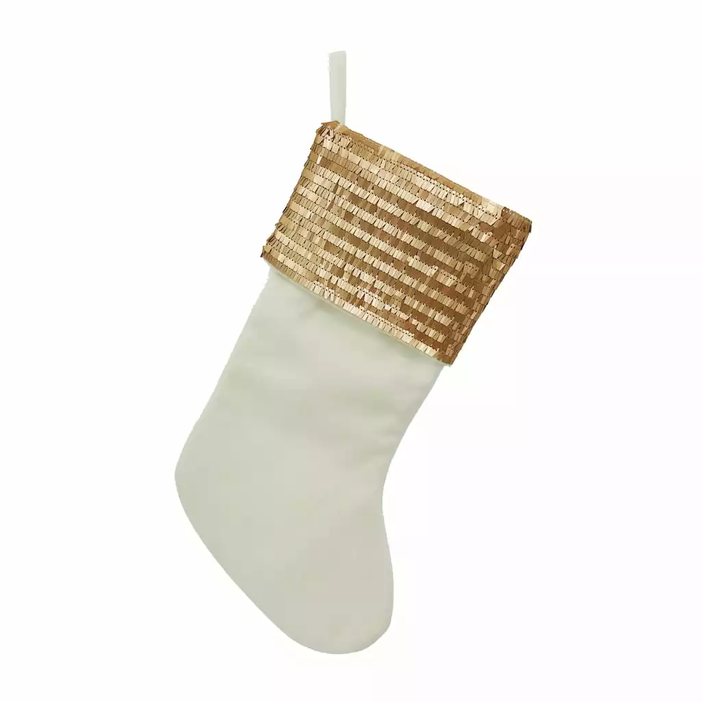 Coupon ✔️ Assorted White Stocking with Sequin Cuff by Ashland® ✔️ 4 Coupon ✔️ Assorted White Stocking with Sequin Cuff by Ashland® ✔️ - Image 2