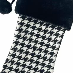 Discount ❤️ 18" Houndstooth Stocking by Ashland® 😀 -Ashland Online Store 10699875 2