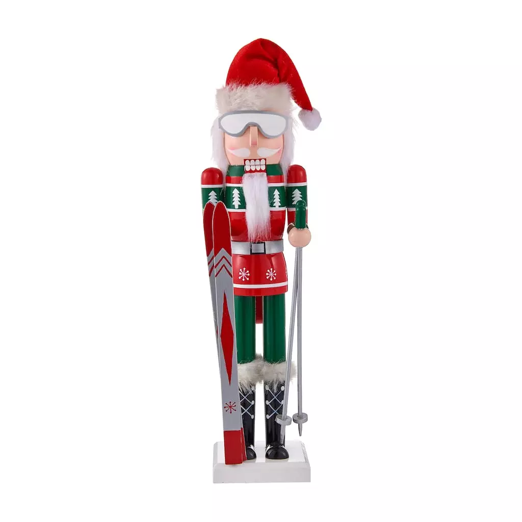 Deals 🥰 16" Santa Skier Collectible Nutcracker by Ashland® ⭐ 3 Deals 🥰 16" Santa Skier Collectible Nutcracker by Ashland® ⭐