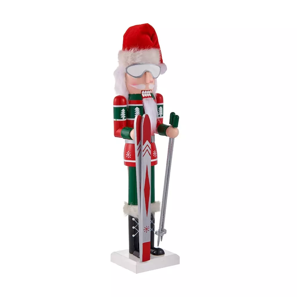 Deals 🥰 16" Santa Skier Collectible Nutcracker by Ashland® ⭐ 4 Deals 🥰 16" Santa Skier Collectible Nutcracker by Ashland® ⭐ - Image 2