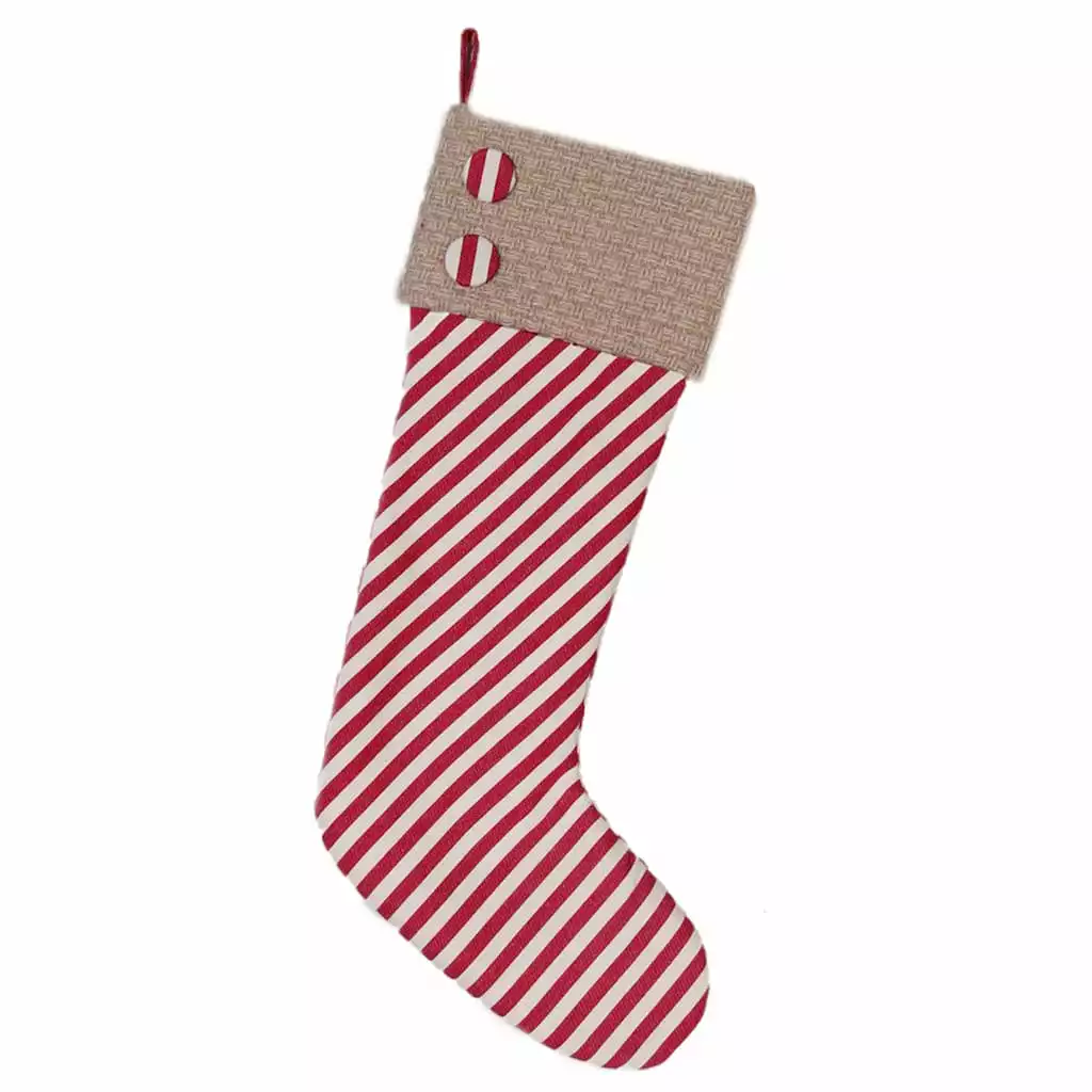 Cheapest โ๏ธ 23" Red & White Striped Stocking by Ashland® ๐ฏ 3 Cheapest โ๏ธ 23" Red & White Striped Stocking by Ashland® ๐ฏ