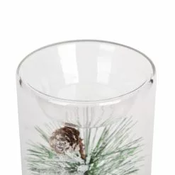 Discount 🤩 8" Pine Leaf Glass Tealights Holder by Ashland® ⌛ -Ashland Online Store 10699905 4