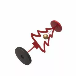 Promo 🛒 14.5" Red Tree Pillar Candle Holder by Ashland® 😍 -Ashland Online Store 10699911 3