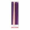 Cheap ❤️ 10" Smooth Purple & Pink Advent Taper Candles, 4ct. by Ashland® ❤️ -Ashland Online Store 10699943 1